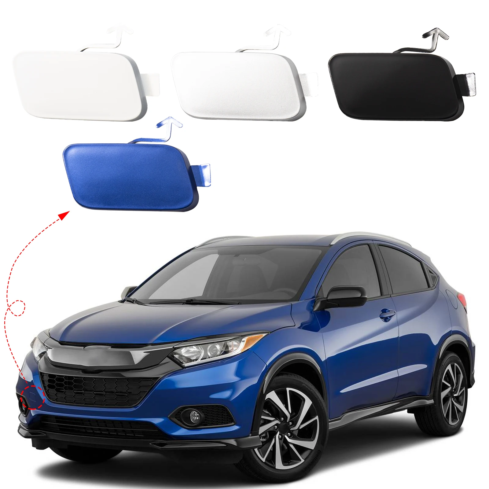 Front Bumper Tow Hook Cover Cap Towing Eye For Honda HR-V Accessories 2019 2020 2021 71104-T7M-H00
Front Bumper Tow Hook Cover Cap Towing Eye For Honda HR-V Accessories 2019 2020 2021 71104-T7M-H00