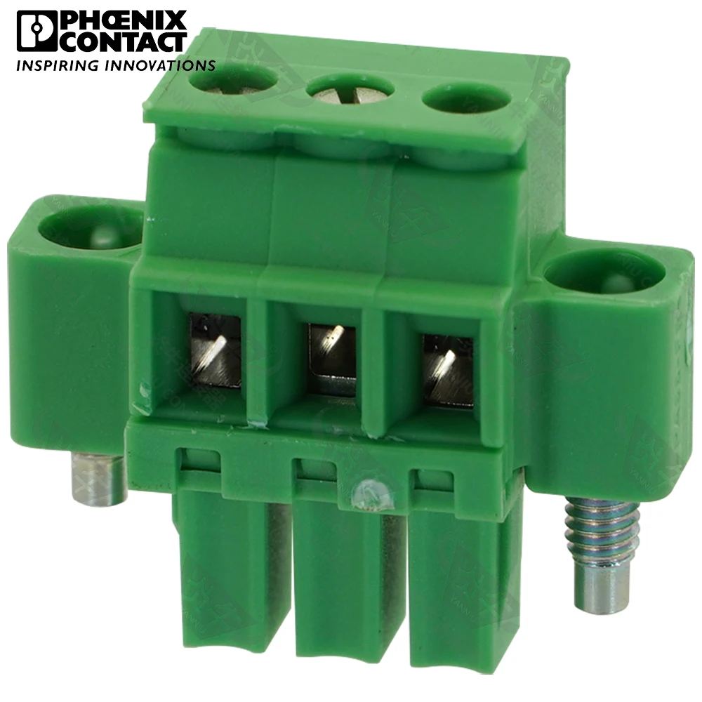 3.81mm Original Genuine Phoenix Contact Connector PCB Pluggable PLUG-IN Terminal Block 3 Pin MCVW 1.5 STF 3.81 1828508 8A 160V
3.81mm Original Genuine Phoenix Contact Connector PCB Pluggable PLUG-IN Terminal Block 3 Pin MCVW 1.5 STF 3.81 1828508 8A 160V