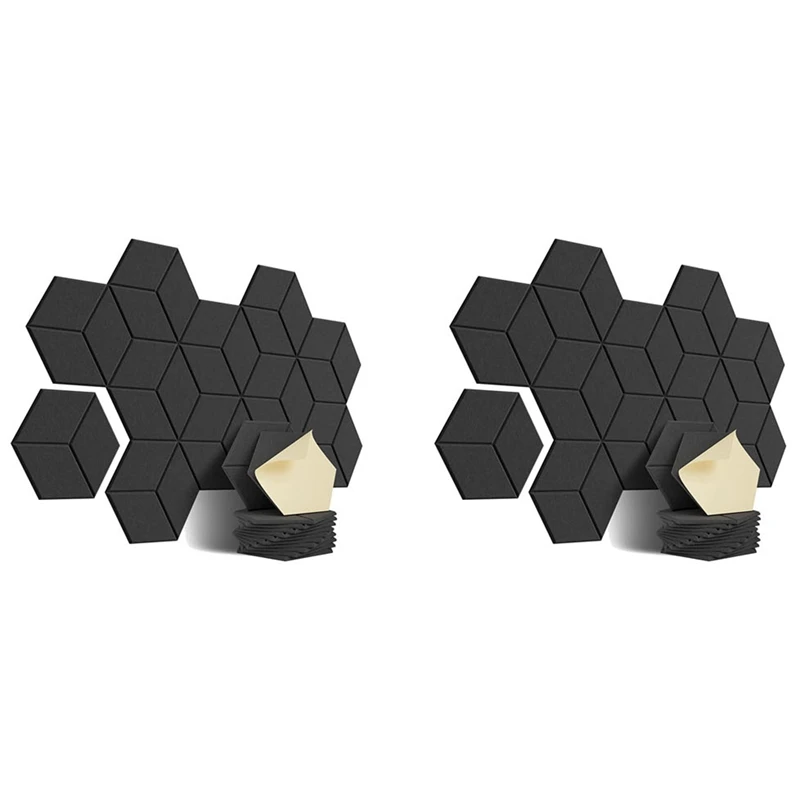 24 упаковки, акустическая пена, самоклеящиеся звукостойкие панели, для звукоизоляции и акустической обработки (черный)
24 упаковки, акустическая пена, самоклеящиеся звукостойкие панели, для звукоизоляции и акустической обработки (черный)