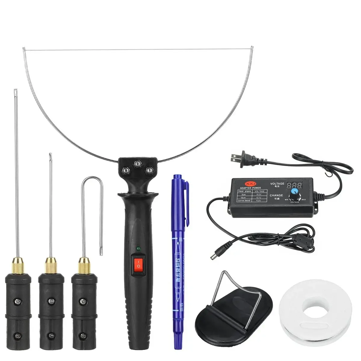 3in1 Electric Styrofoam Cutting Wire Adjustable Temperature Foam Cutting Machine Thermal Knife for Foam Cutter Blade Die cutter
3in1 Electric Styrofoam Cutting Wire Adjustable Temperature Foam Cutting Machine Thermal Knife for Foam Cutter Blade Die cutter