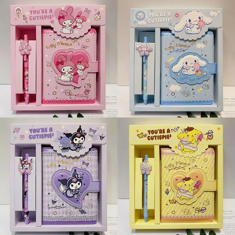 Милый мультяшный блокнот Sanrio Kawaii Kuromi Hello Kitty Melody pompurin ручной дневник для счетов хороший подарок для студенток девушек
Милый мультяшный блокнот Sanrio Kawaii Kuromi Hello Kitty Melody pompurin ручной дневник для счетов хороший подарок для студенток девушек