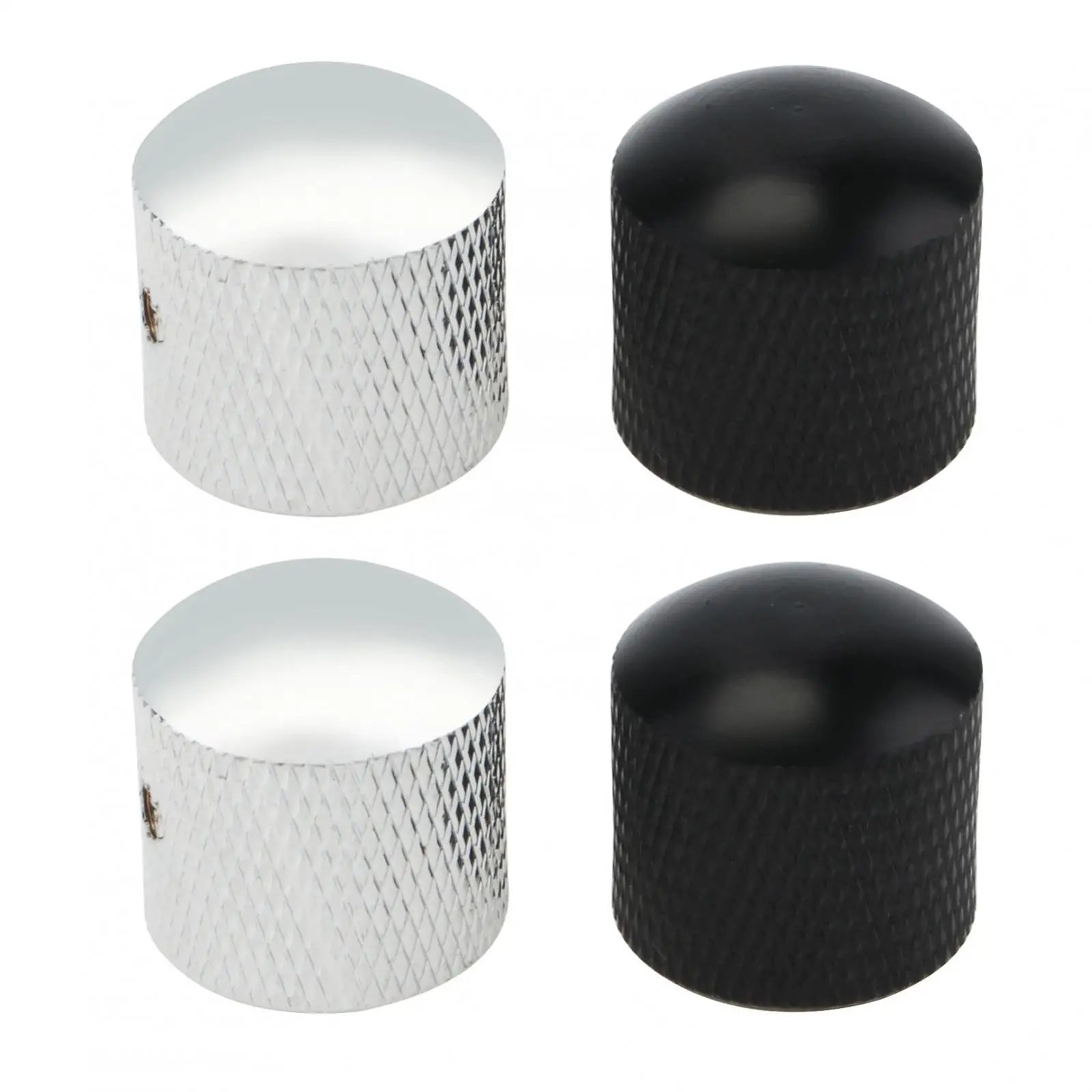 2pcs Metal Dome Switch Cap Volume Tone Control Knobs for Electric Guitar/Bass with Adjusting Wrench, Black Silver Volume Buttons
2pcs Metal Dome Switch Cap Volume Tone Control Knobs for Electric Guitar/Bass with Adjusting Wrench, Black Silver Volume Buttons