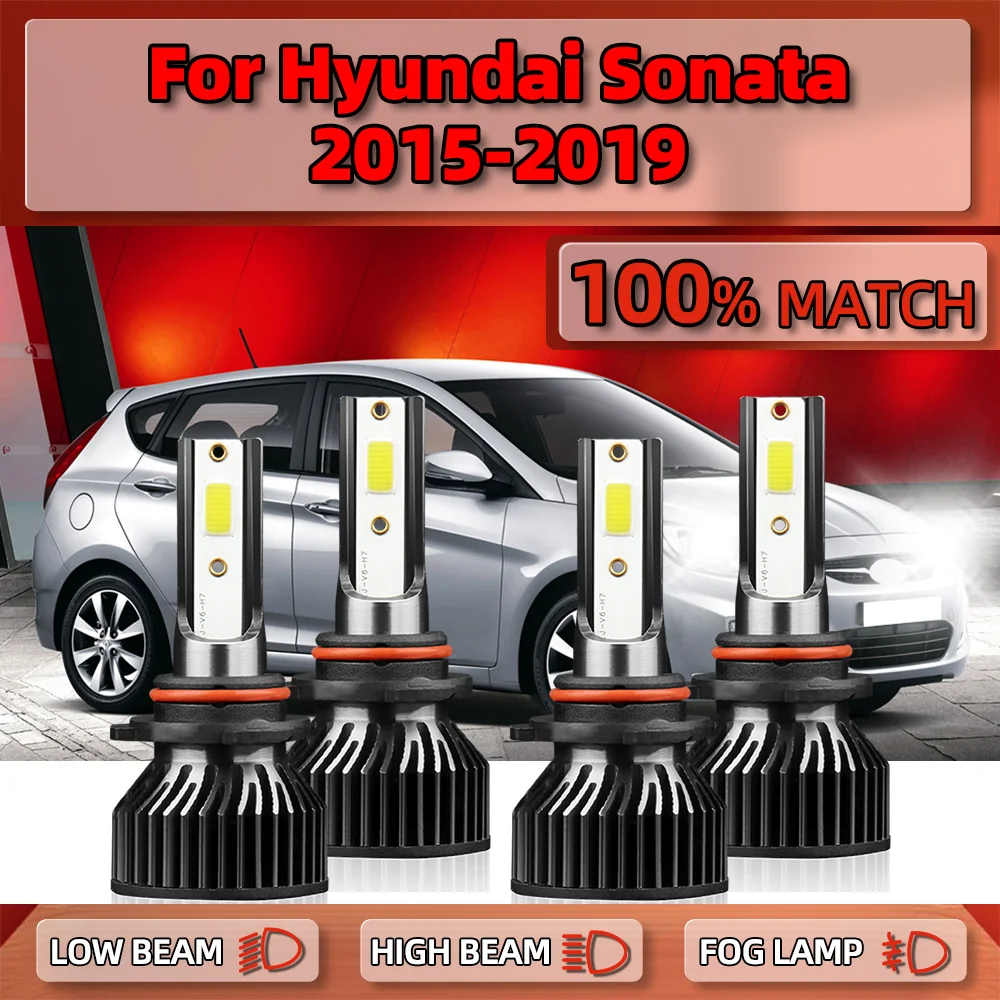 Canbus LED Headlight Bulbs 240W 40000LM High Low Beam Auto Lamps 12V 6000K White For Hyundai Sonata 2015 2016 2017 2018 2019
Canbus LED Headlight Bulbs 240W 40000LM High Low Beam Auto Lamps 12V 6000K White For Hyundai Sonata 2015 2016 2017 2018 2019