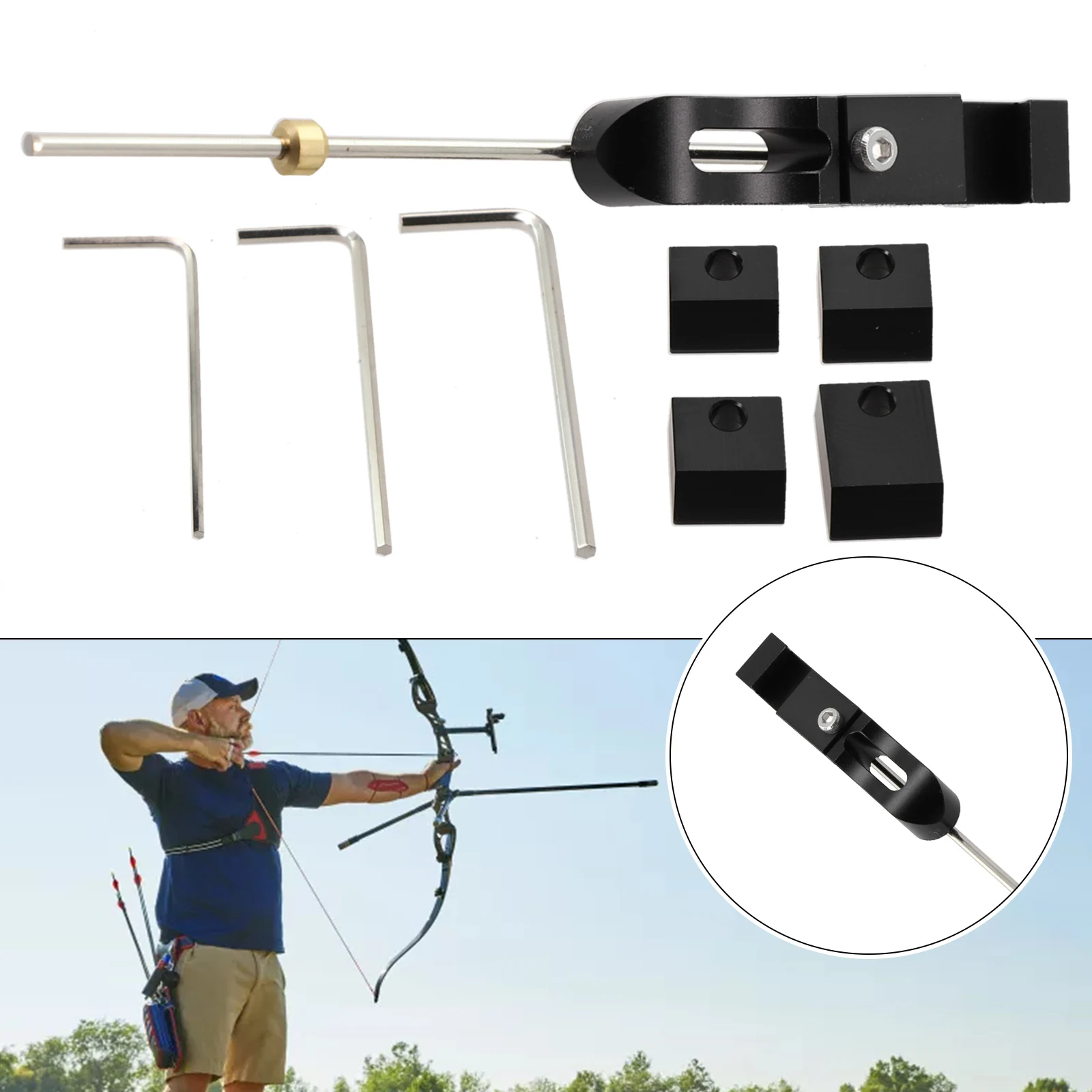 Clicker Stick Archery Clicker Outdoor CNC технология Высокоточный металлический материал запасные части прямой тяги
Clicker Stick Archery Clicker Outdoor CNC технология Высокоточный металлический материал запасные части прямой тяги