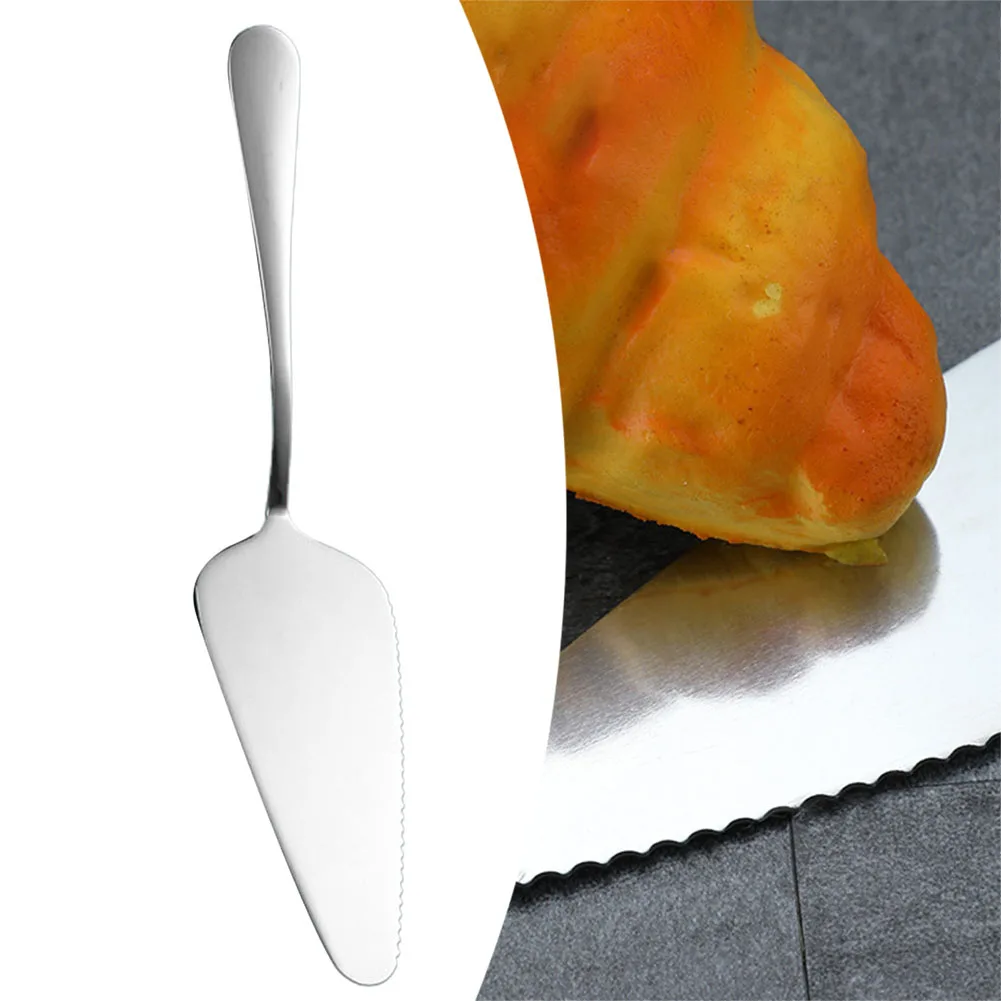 Stainless Steel Cake Cutter Dessert Fruit Fork Bakery Table Kitchen Serrated Cutter Multifunctional Cheese Pizza Cake Shovel
Stainless Steel Cake Cutter Dessert Fruit Fork Bakery Table Kitchen Serrated Cutter Multifunctional Cheese Pizza Cake Shovel
