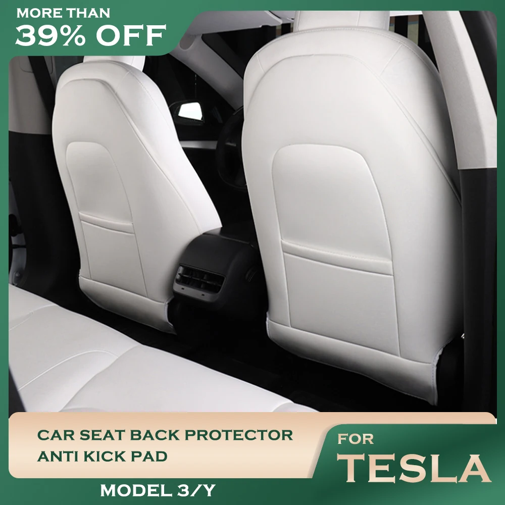 2x ModelY Car Seat Back Protector Anti Kick Pad For Tesla Model 3 Y Leather Car Seat Anti Scratch Mats Interior Auto Accessories
2x ModelY Car Seat Back Protector Anti Kick Pad For Tesla Model 3 Y Leather Car Seat Anti Scratch Mats Interior Auto Accessories