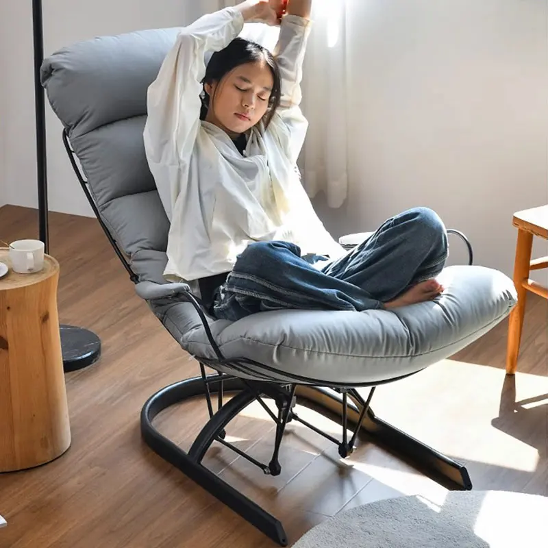 Modern Simple Support Chairs Comfy Luxury Recliner Rocking Chairs Hotel Single Relax Woonkamer Stoelen Bedroom Furniture
Modern Simple Support Chairs Comfy Luxury Recliner Rocking Chairs Hotel Single Relax Woonkamer Stoelen Bedroom Furniture