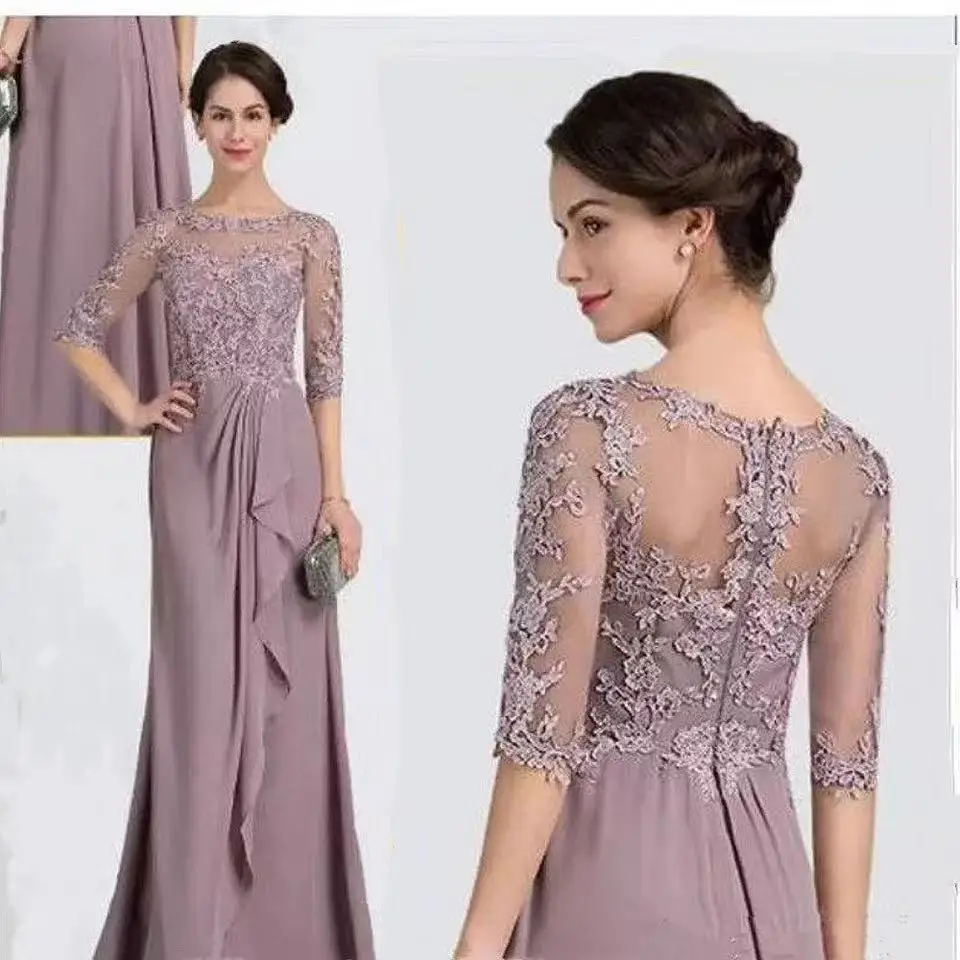 LZPOVE Lace Mother of the Bride Dress 2023 Chiffon Floor Length Elegant Wedding Party Gowns Custom Pink Mermaid Mother's Dress
LZPOVE Lace Mother of the Bride Dress 2023 Chiffon Floor Length Elegant Wedding Party Gowns Custom Pink Mermaid Mother's Dress