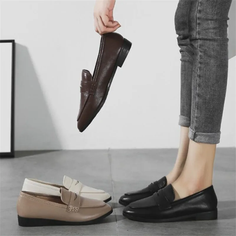 Basic Designer Shoes Woman Big Size 44 Oxford Shoes for Women High Quality Leather Mocassins Flats Ladies Casual Shoes J24
Basic Designer Shoes Woman Big Size 44 Oxford Shoes for Women High Quality Leather Mocassins Flats Ladies Casual Shoes J24