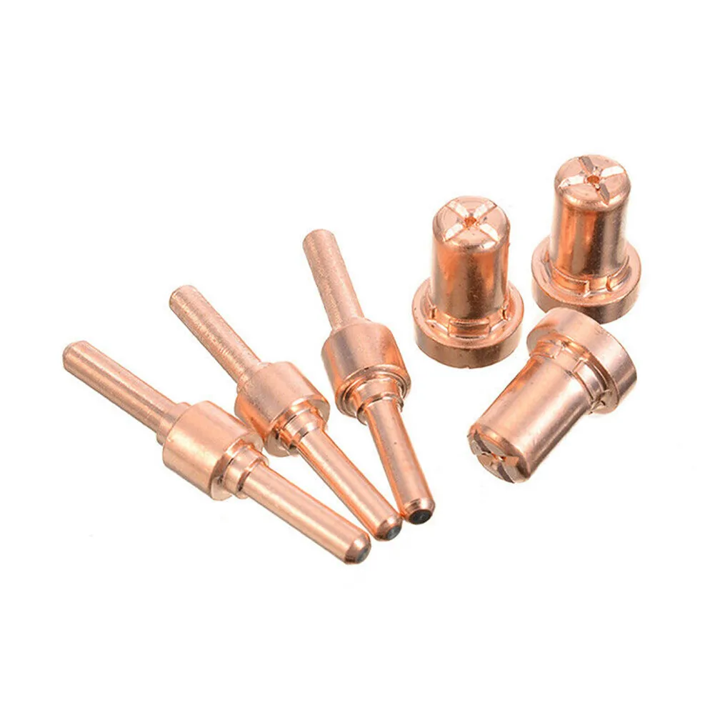 PT-31 Plasma Cutter Consumables Electrodes Cutting Consumables Electrodes 12mm 60pcs Copper Electrode Nozzle PT-31
PT-31 Plasma Cutter Consumables Electrodes Cutting Consumables Electrodes 12mm 60pcs Copper Electrode Nozzle PT-31