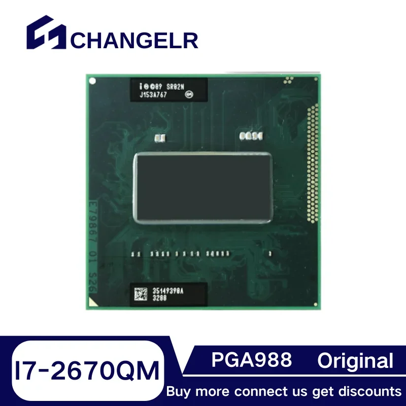 Core i7-2670QM i7 2670QM SR02N 2.2 GHz Used Quad-Core Eight-Thread CPU 6M 45W Socket G2 / rPGA988B
Core i7-2670QM i7 2670QM SR02N 2.2 GHz Used Quad-Core Eight-Thread CPU 6M 45W Socket G2 / rPGA988B