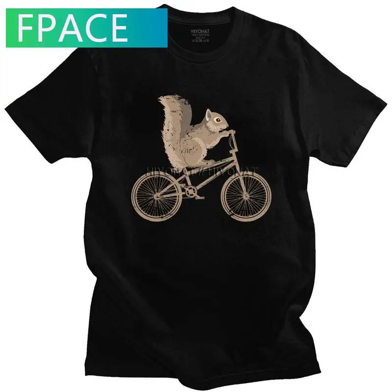 Cool Cycling Squirrel Bicycle T Shirt Men Cotton Tshirt Unique Tees Short Sleeves Animal Cartoon T-shirt Fitted Clothing
Cool Cycling Squirrel Bicycle T Shirt Men Cotton Tshirt Unique Tees Short Sleeves Animal Cartoon T-shirt Fitted Clothing
