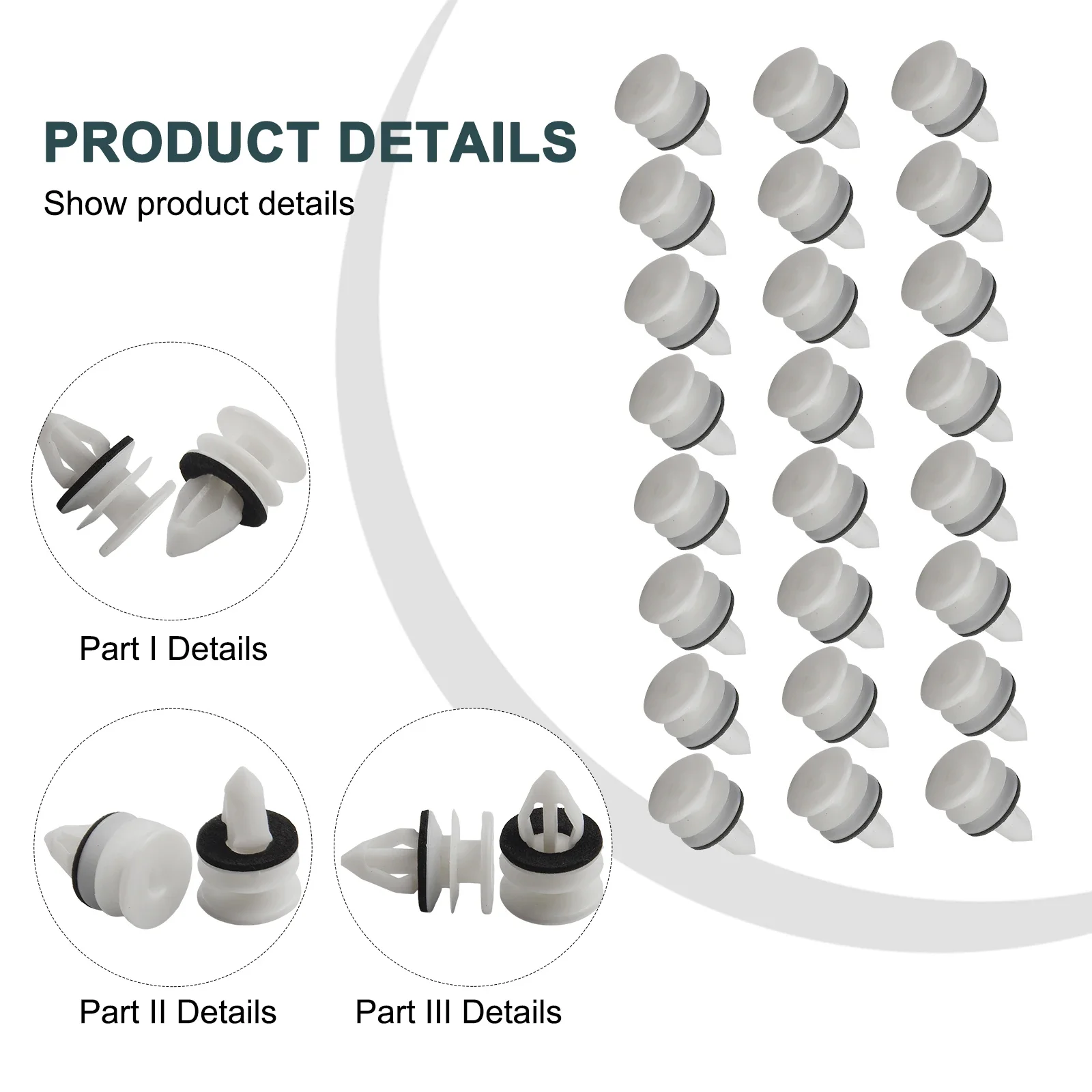 For Chevrolet Trailblazer Car Clips Fixed Fastener 11519031 30pcs Durable New Plastic Practical Car Accessories
For Chevrolet Trailblazer Car Clips Fixed Fastener 11519031 30pcs Durable New Plastic Practical Car Accessories