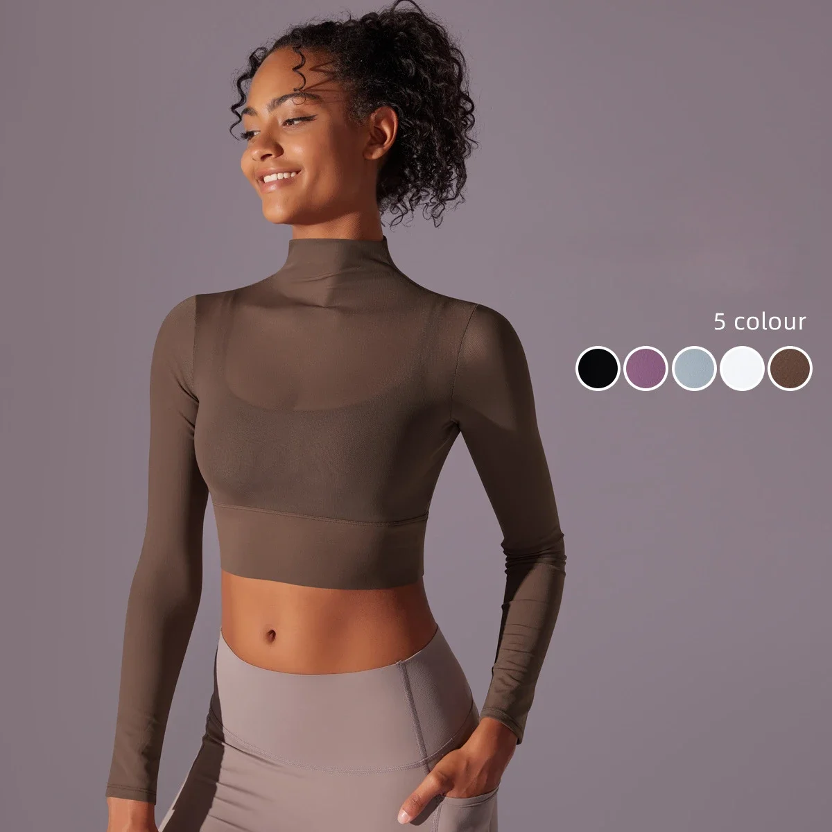 New Long Sleeve Yoga Wear Mesh Quick Dry Sports Running Fitness Bras One Cup Fitness Wear Tops Women Yoga Bra for Women Crop Top
New Long Sleeve Yoga Wear Mesh Quick Dry Sports Running Fitness Bras One Cup Fitness Wear Tops Women Yoga Bra for Women Crop Top