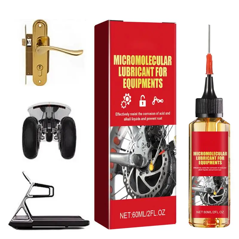 

Lubricating Oil 60ml Equipment Lubricating Oil Anti-Rust Industrial Lubricant With Fast Penetration For Bicycle Chains