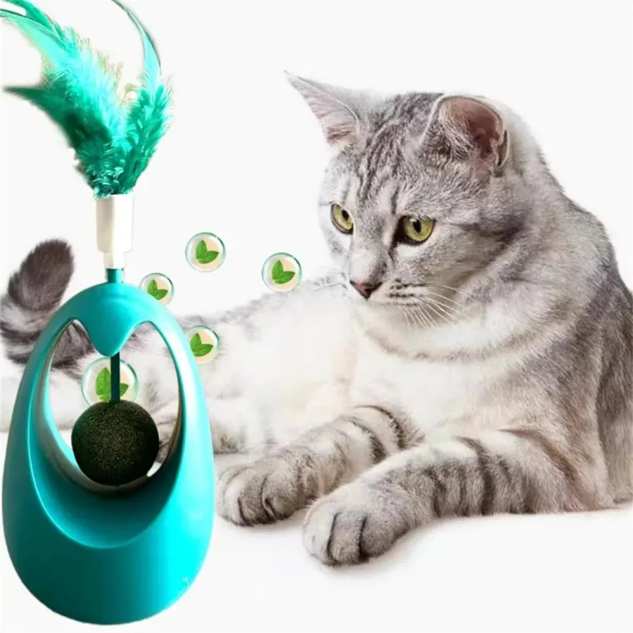 Interactive Cat Toy Funny Simulation Feather Tumbler Cat Toys for Kitten Catnip Ball Chew Clean Grinding Teeth Toy Pet Supplies
Interactive Cat Toy Funny Simulation Feather Tumbler Cat Toys for Kitten Catnip Ball Chew Clean Grinding Teeth Toy Pet Supplies