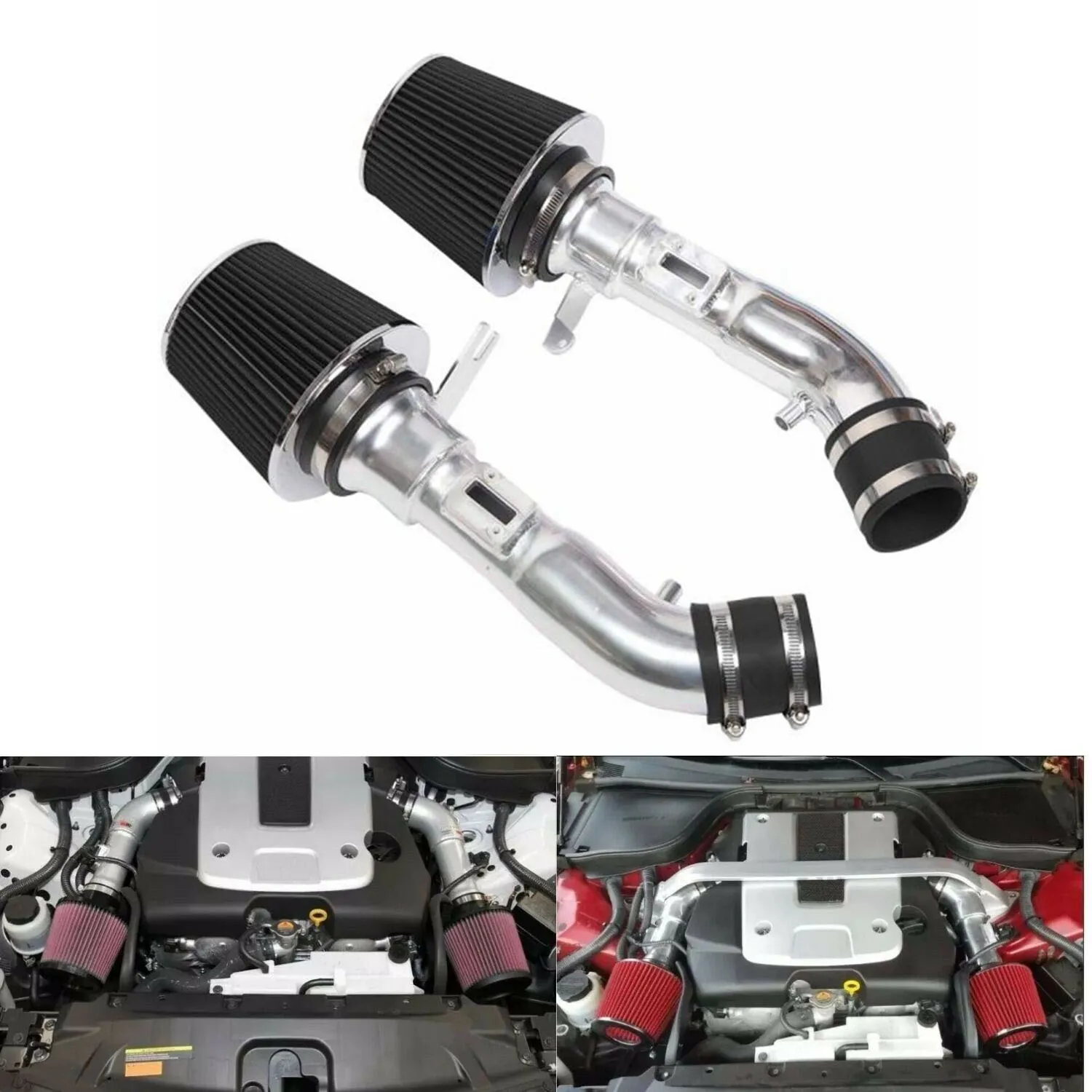 Black Cold Air Intake System Filter Kit for Infiniti G37 3.7L 08-13 Nissan 370Z 09-20
Black Cold Air Intake System Filter Kit for Infiniti G37 3.7L 08-13 Nissan 370Z 09-20