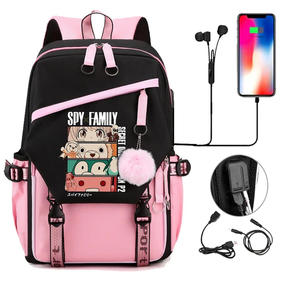 Spy X Family Anime Backpack Waterproof Bags for Women Laptop Bagpack Cartoon Anya Travel Bags Kawaii Student School Bag Girls
Spy X Family Anime Backpack Waterproof Bags for Women Laptop Bagpack Cartoon Anya Travel Bags Kawaii Student School Bag Girls