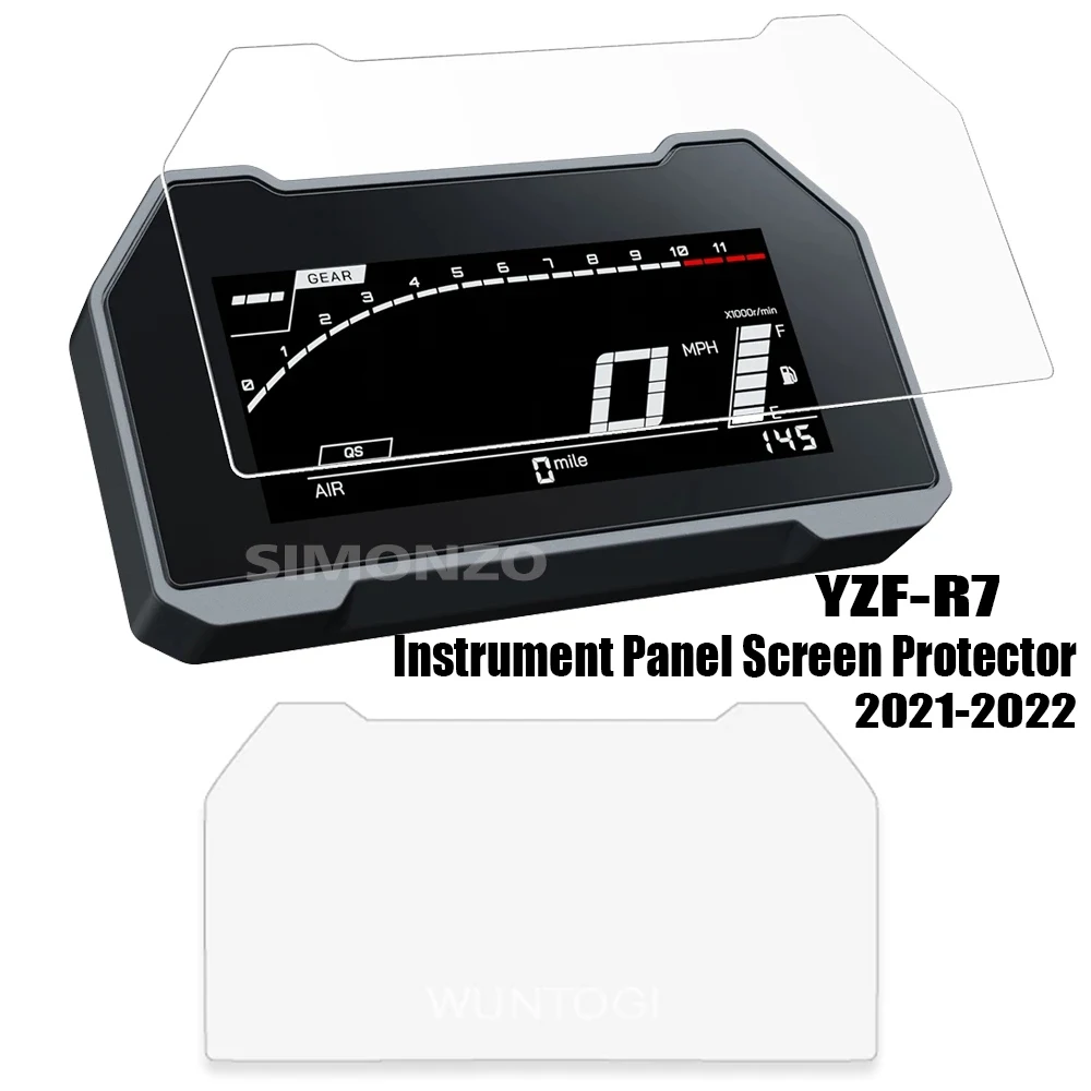 YZF R7 Dashboard Screen Protector For YAMAHA YZF R7 2021-2022 Motorcycle Screen Protector Scratch Protection Film
YZF R7 Dashboard Screen Protector For YAMAHA YZF R7 2021-2022 Motorcycle Screen Protector Scratch Protection Film