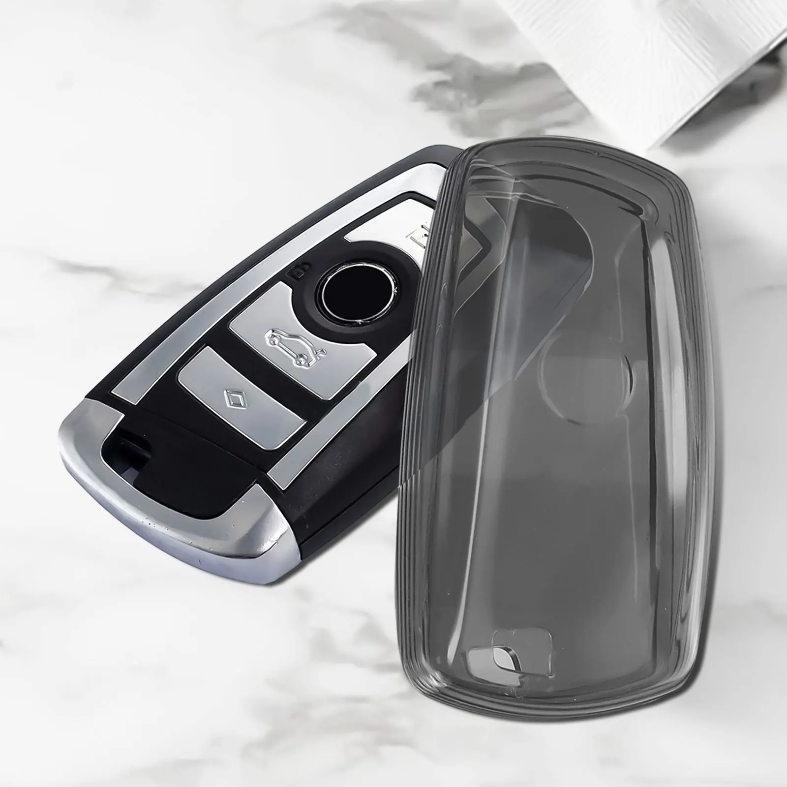 Black Transparent Keychain Protective Case Car Key Bag Protective Case For BMW F22 F30 F31 F34 F10 F11 F07 F01 F25
Black Transparent Keychain Protective Case Car Key Bag Protective Case For BMW F22 F30 F31 F34 F10 F11 F07 F01 F25