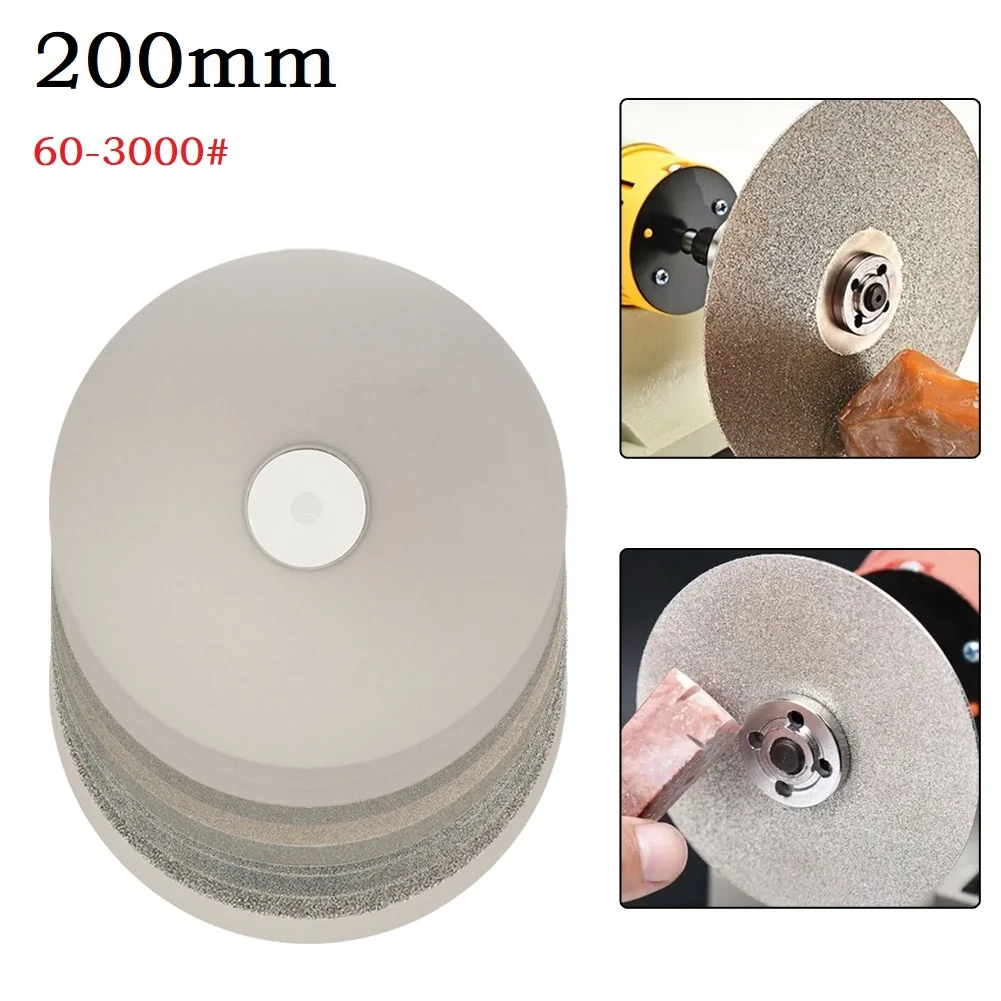 8inch 200mm Diamond Coated Lapping Disc Flat Lap Wheel Abrasive Grinding Disc 60#-3000# Grit Flat Wheel Polishing Wheels
8inch 200mm Diamond Coated Lapping Disc Flat Lap Wheel Abrasive Grinding Disc 60#-3000# Grit Flat Wheel Polishing Wheels