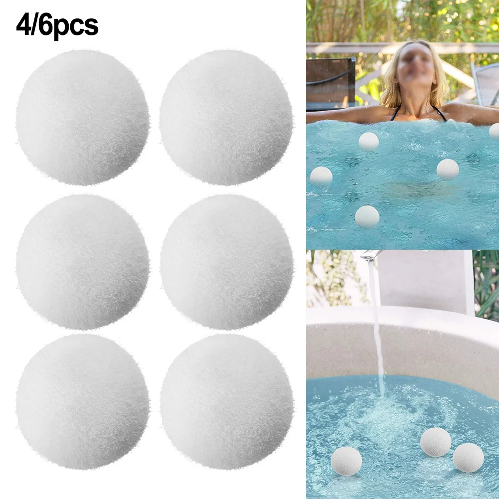 4/6PCS Reusable Sponge Balls For Efficient Cleaning Of Bathtubs Spas And Aquariums White 3 Inches Sponge Balls
4/6PCS Reusable Sponge Balls For Efficient Cleaning Of Bathtubs Spas And Aquariums White 3 Inches Sponge Balls