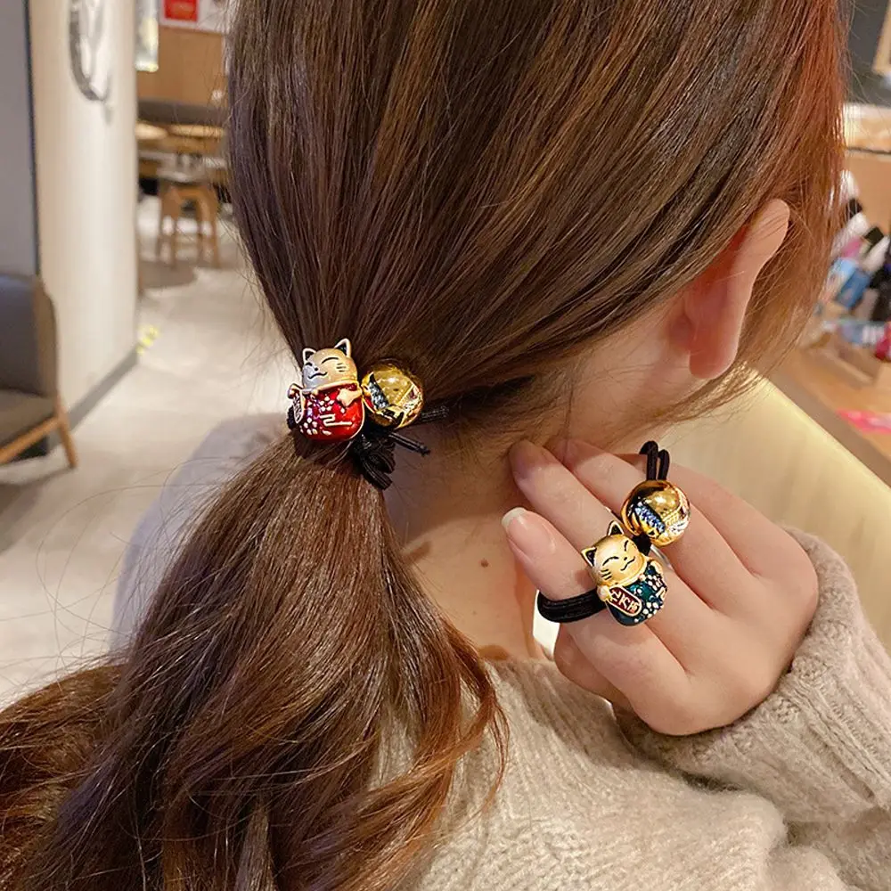 Neko Alloy Girl Personality Women Hair Rope Lucky Cat Head Rope Elastic Rubber Bands Korean Style Hair Accessories
Neko Alloy Girl Personality Women Hair Rope Lucky Cat Head Rope Elastic Rubber Bands Korean Style Hair Accessories