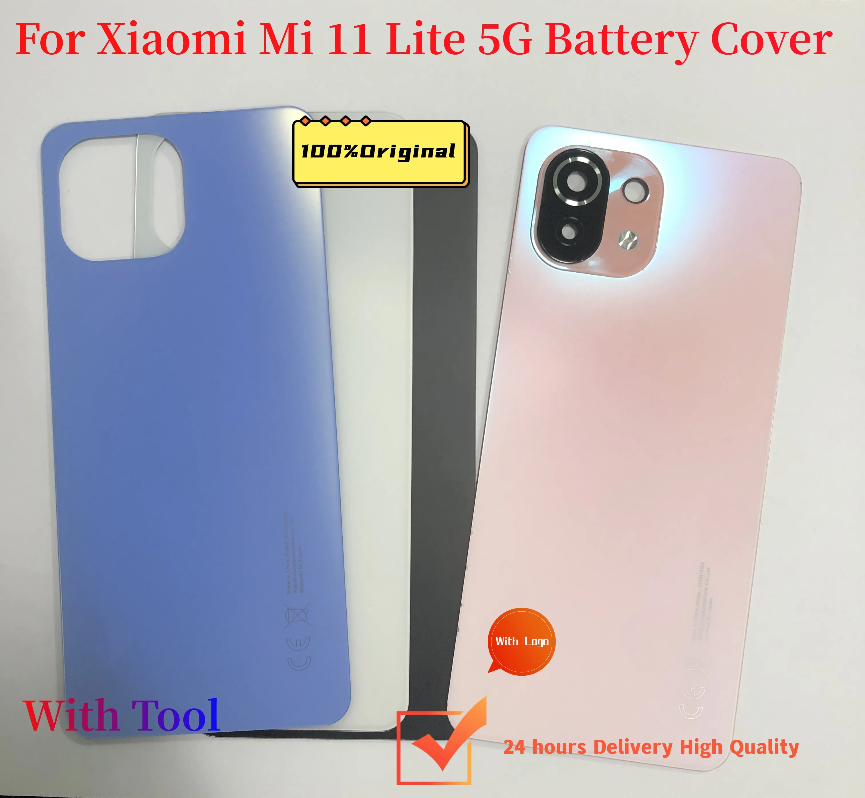 100% Original Glass Back Cover For Xiaomi Mi 11 Lite Battery Cover Housing Door Cases Mi11 Youth NE 5G With Camera Lens Logo
100% Original Glass Back Cover For Xiaomi Mi 11 Lite Battery Cover Housing Door Cases Mi11 Youth NE 5G With Camera Lens Logo