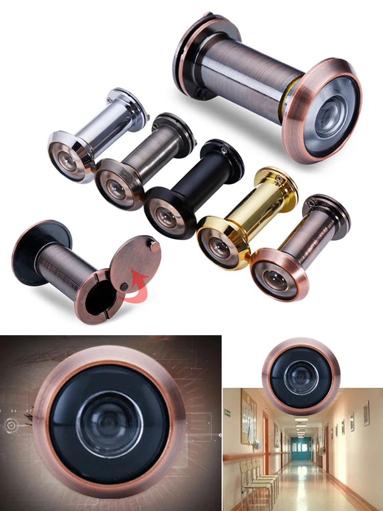 Door Eye for Home Office Door Viewer 200 Degree Wide Angle Security Peephole with Rotating Privacy Cover Adjustable Anti-peeping
Door Eye for Home Office Door Viewer 200 Degree Wide Angle Security Peephole with Rotating Privacy Cover Adjustable Anti-peeping