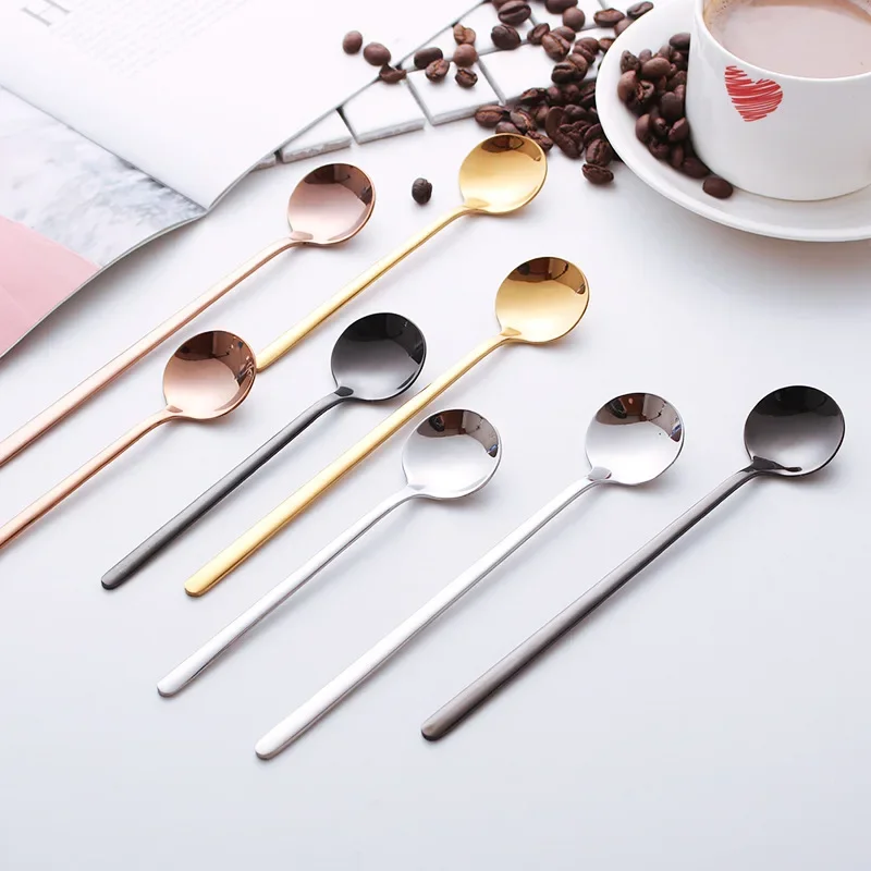 Десертная кофе с покрытием из нержавеющей стали 304, утолщенная длинная ложка для льда, приправа, столовая посуда в западном стиле
Десертная кофе с покрытием из нержавеющей стали 304, утолщенная длинная ложка для льда, приправа, столовая посуда в западном стиле