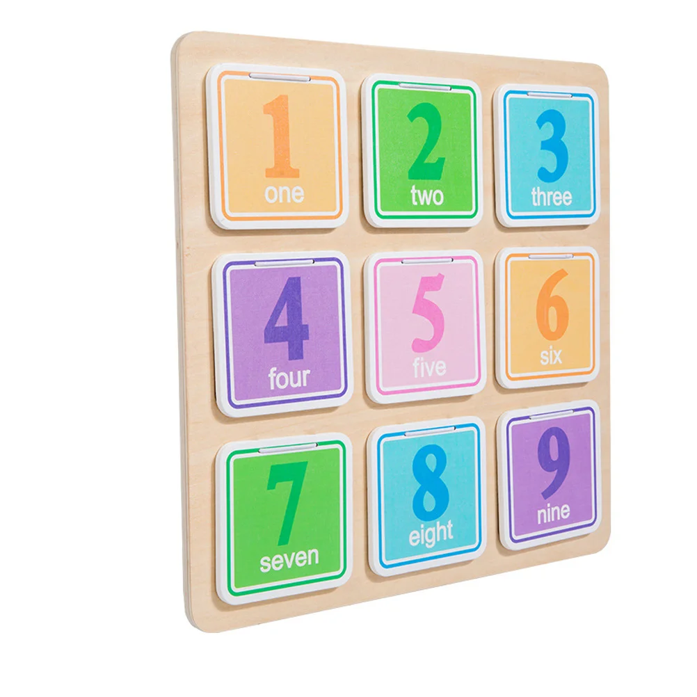 Детская игрушка, цифровой пазл, пазлы для младенцев, доска, детские деревянные животные, игрушки для детей