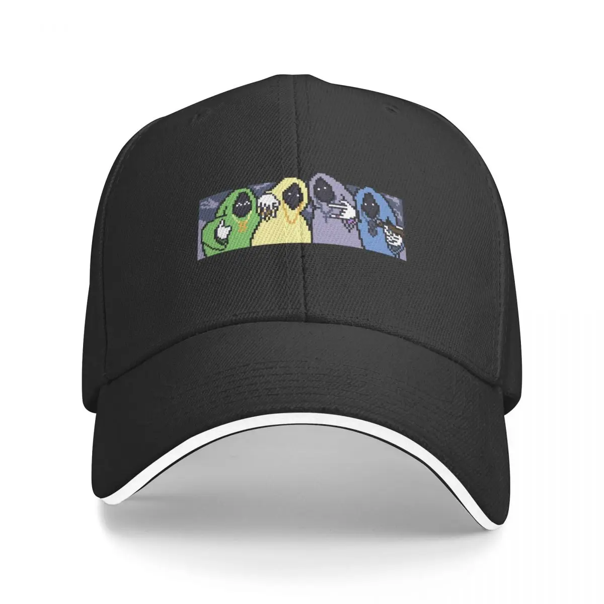 

SHADOW WIZARD MONEY GANG Pixel Art Baseball Cap Beach Golf Cap Sun Hats For Women Men's