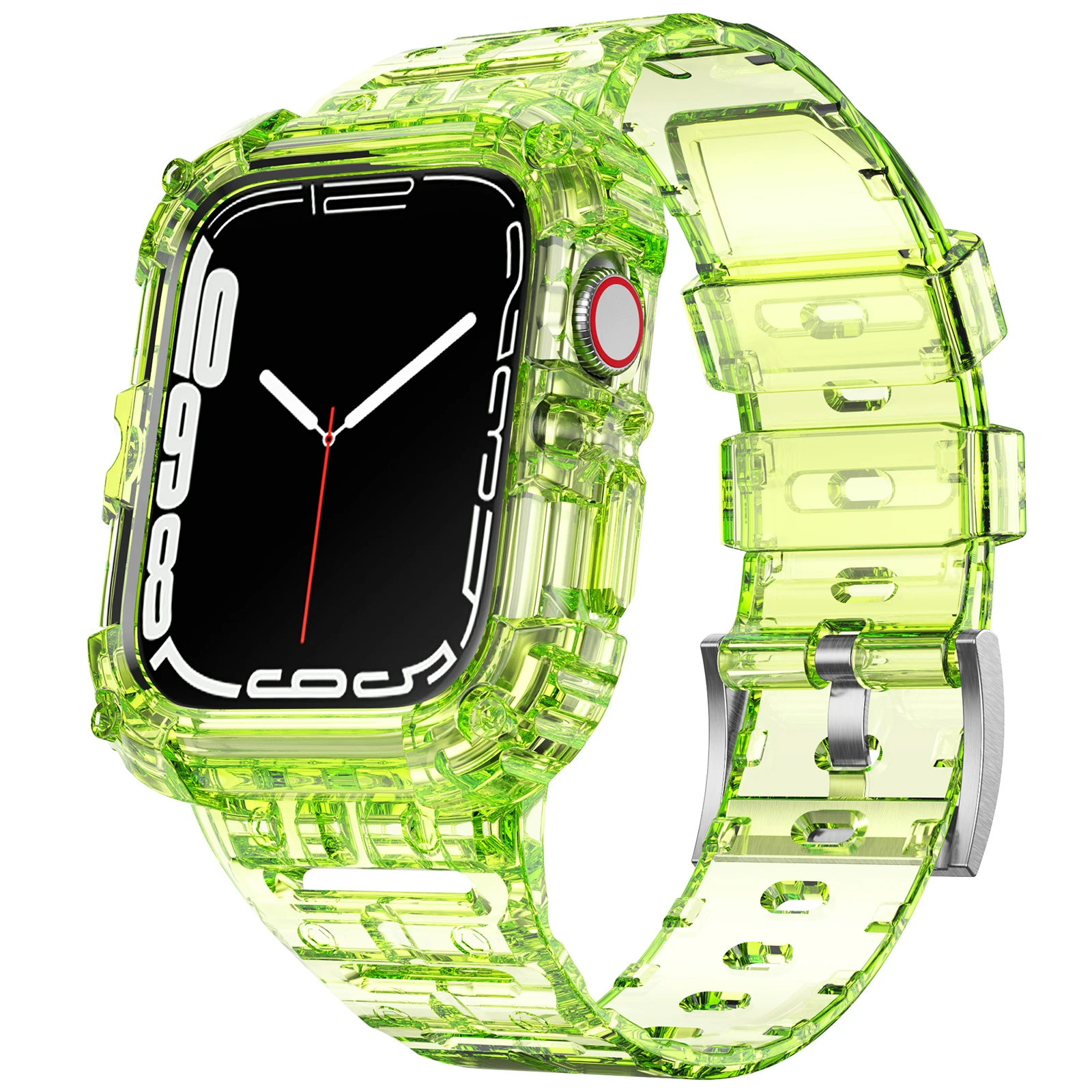 Galaone Transparent Fullbody Strap With Protective Case For Apple Watch Series7 6 5 4 3 2 1 SE 38 40 41mm 42 44 45mm Band
Galaone Transparent Fullbody Strap With Protective Case For Apple Watch Series7 6 5 4 3 2 1 SE 38 40 41mm 42 44 45mm Band