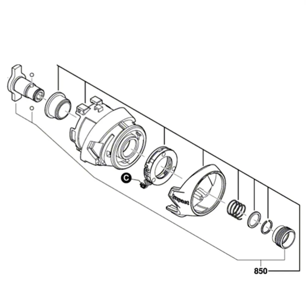 

Coupling Half FOR BOSCH PDR18V-LI GDR1440-LI GDR12V-105 GDR10.8-LI GDR12-LI PDR18V-LI