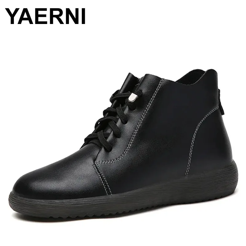 Женские ботинки на плоской подошве, осенне-зимние ботильоны из натуральной кожи, Осенняя обувь, повседневные ботинки для женщин, большие размеры 40, 2023
Женские ботинки на плоской подошве, осенне-зимние ботильоны из натуральной кожи, Осенняя обувь, повседневные ботинки для женщин, большие размеры 40, 2023