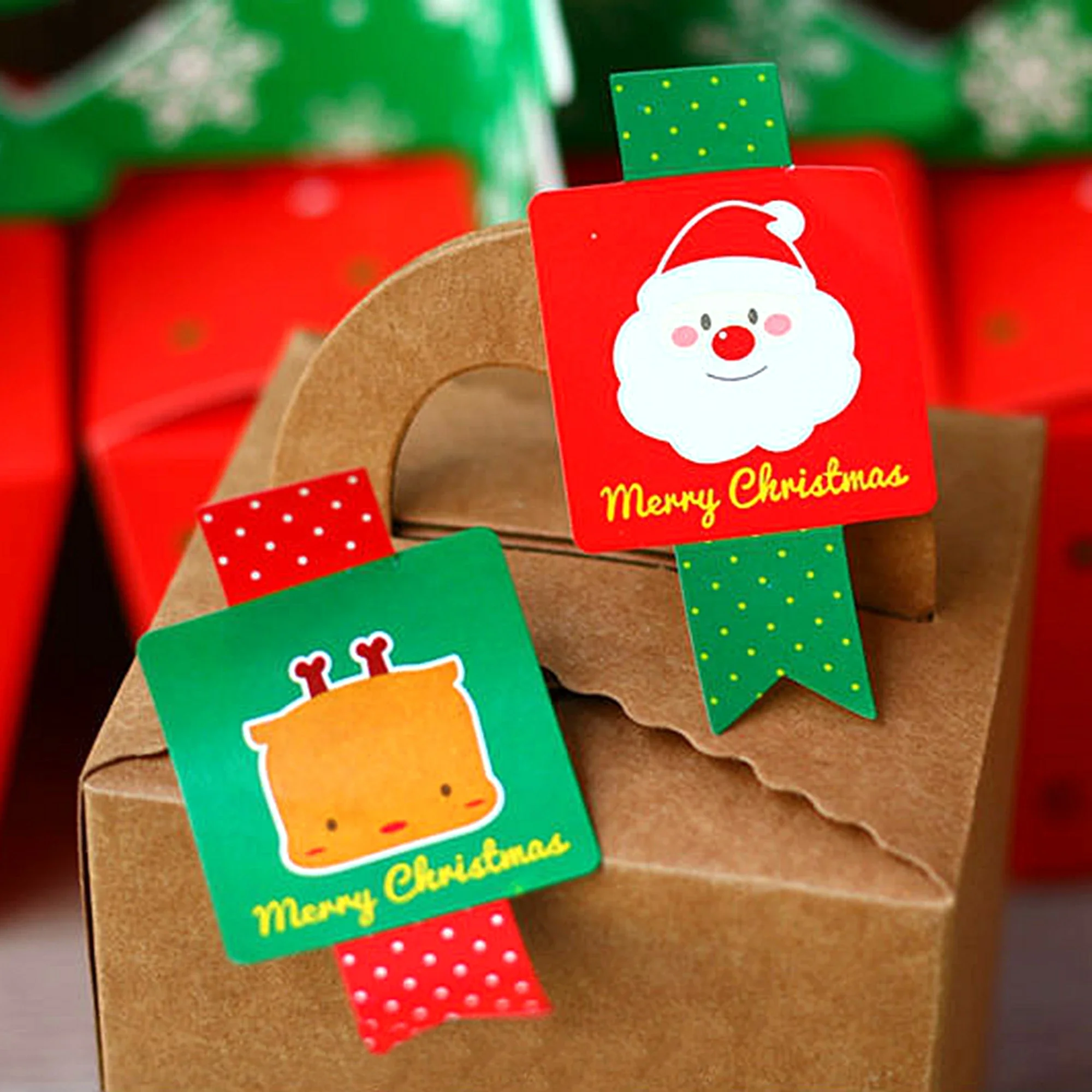 Merry Christmas Sticker Holiday Party New Year Decoration Gift Box Seal Sticker Baking Label Packaging Sticker
Merry Christmas Sticker Holiday Party New Year Decoration Gift Box Seal Sticker Baking Label Packaging Sticker