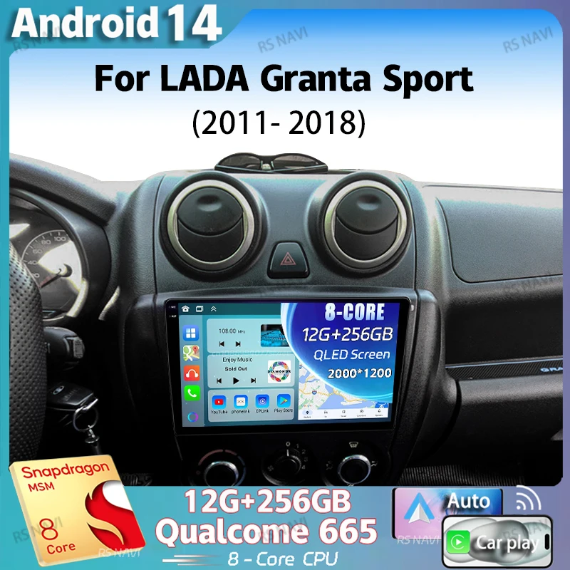 Android 14 For LADA Granta Sport 2011 - 2018 2K QLED Android Car Radio Multimedia Video Player GPS Stereo CarPlay 4G Head Unit
Android 14 For LADA Granta Sport 2011 - 2018 2K QLED Android Car Radio Multimedia Video Player GPS Stereo CarPlay 4G Head Unit