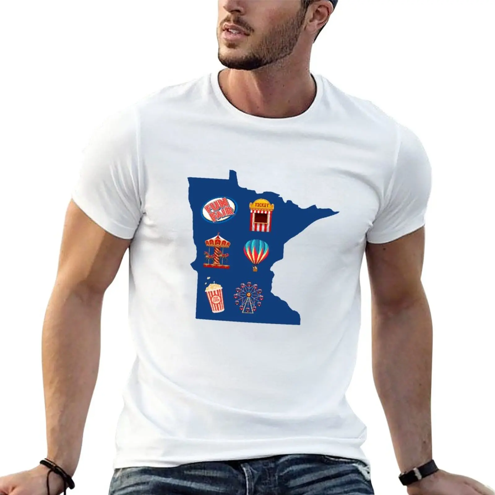 New Minnesota State Fair Amusement Parks T-Shirt vintage t shirt summer tops men graphic t shirts
New Minnesota State Fair Amusement Parks T-Shirt vintage t shirt summer tops men graphic t shirts