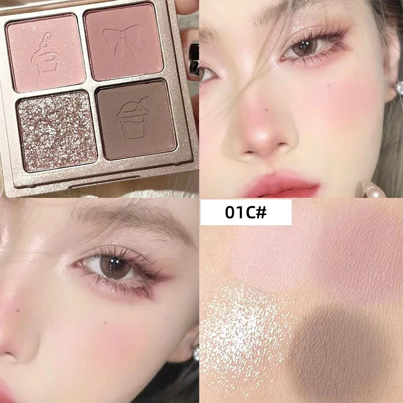 4 цвета, тени для век, пудра, деликатные, искусственные тени для век, палитра, нюдовый макияж, подходящая ко всему Косметика с искусственными цветами
4 цвета, тени для век, пудра, деликатные, искусственные тени для век, палитра, нюдовый макияж, подходящая ко всему Косметика с искусственными цветами