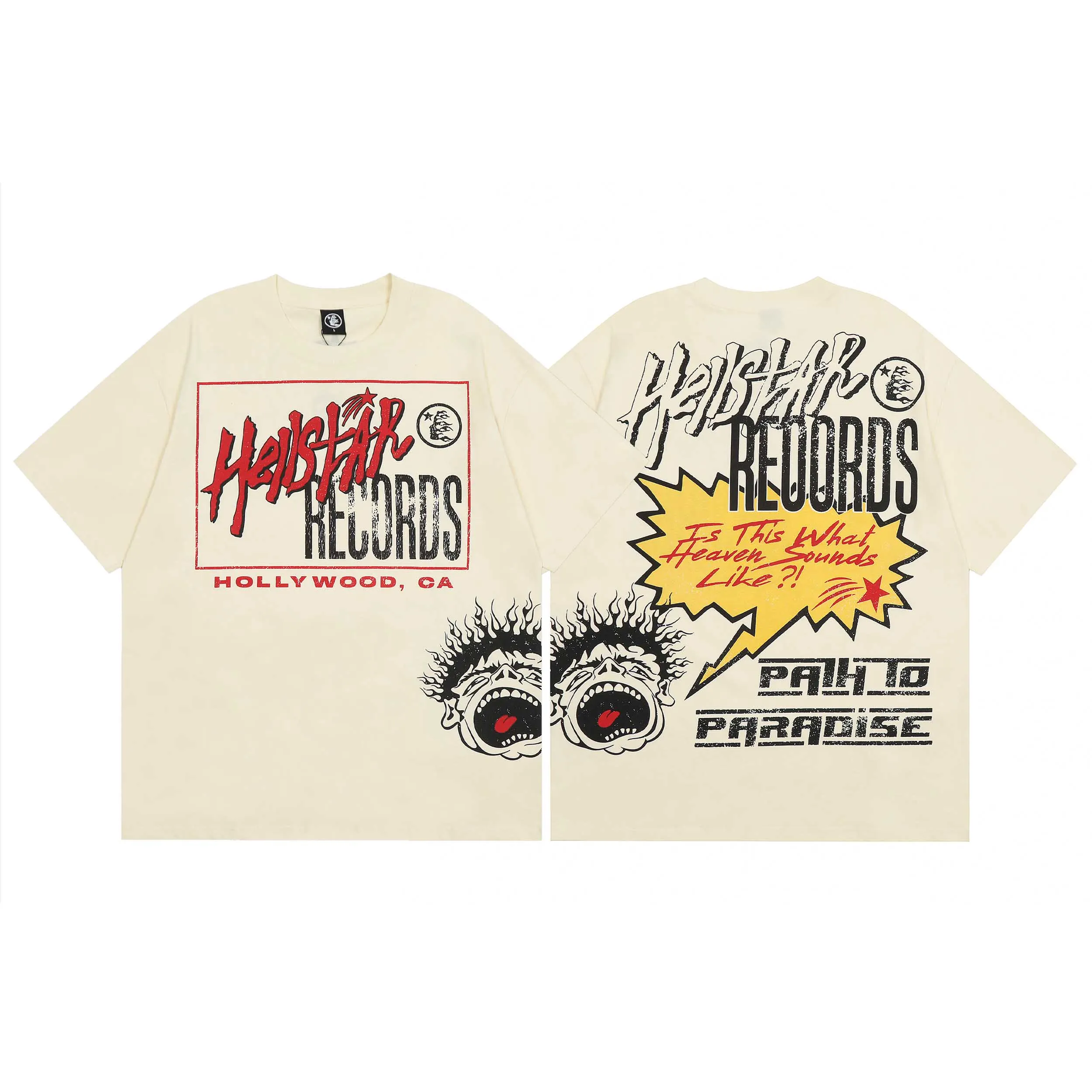 Hellstar high-quality new high street simple hip hop spoof printed casual cotton tops for men and women loose short sleeves
Hellstar high-quality new high street simple hip hop spoof printed casual cotton tops for men and women loose short sleeves