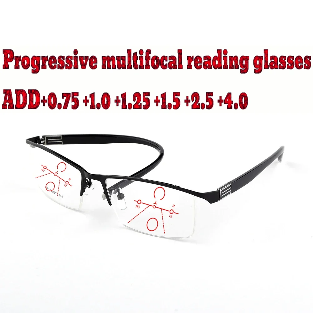 Progressive Multifocal Anti Blue Light Reading Glasses Business Men Women High Quality Tr90+1.0 +1.5 +1.75 +2.0 +2.5 +3 +3.5 +4
Progressive Multifocal Anti Blue Light Reading Glasses Business Men Women High Quality Tr90+1.0 +1.5 +1.75 +2.0 +2.5 +3 +3.5 +4