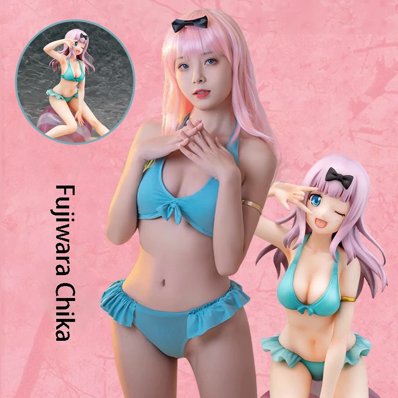 Fujiwara Chika аниме Kaguya-Sama: Love Is War косплей костюм купальник бюстгальтер шорты купальник сексуальные бикини для женщин девушек Хэллоуин 
Fujiwara Chika аниме Kaguya-Sama: Love Is War косплей костюм купальник бюстгальтер шорты купальник сексуальные бикини для женщин девушек Хэллоуин