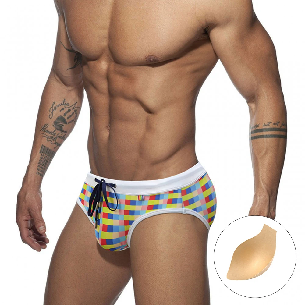 Briefs Men Swimwear Shorts Pants Summer Surf Swim Trunks 1pcs Big Pouch-Cup Bikini Blue/White Printed Sexy Beach
Briefs Men Swimwear Shorts Pants Summer Surf Swim Trunks 1pcs Big Pouch-Cup Bikini Blue/White Printed Sexy Beach