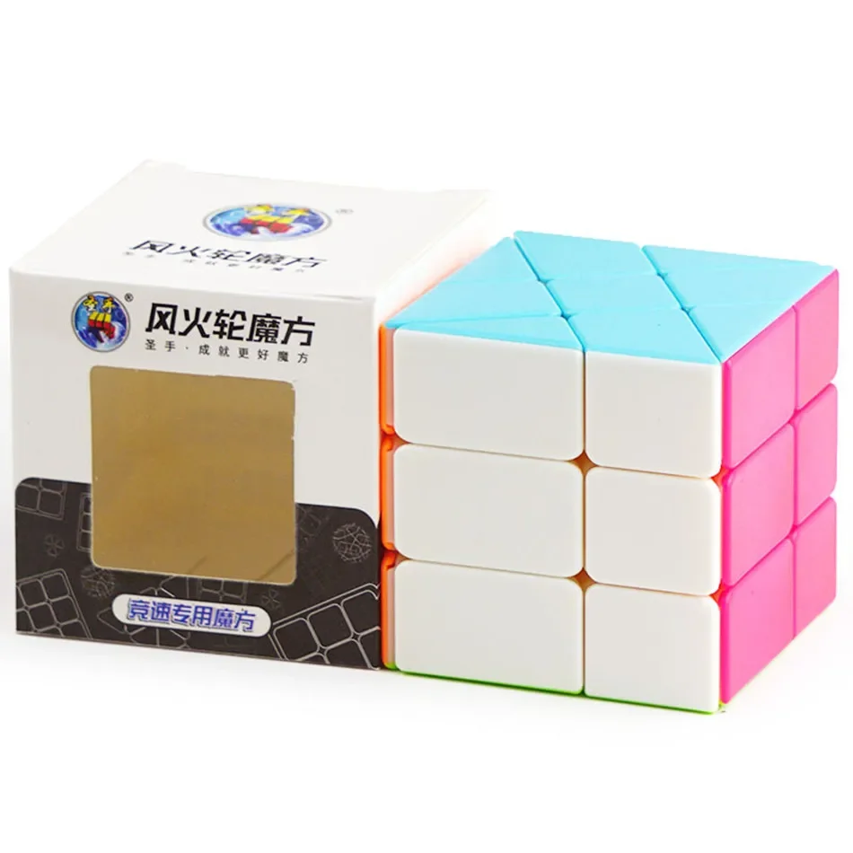

Shengshou 3x3 Windmill Fisher Magic Cube Sengso 3x3x3 Puzzle Twist Cubo Magico Educational Cubes for Kids Infinity Cube