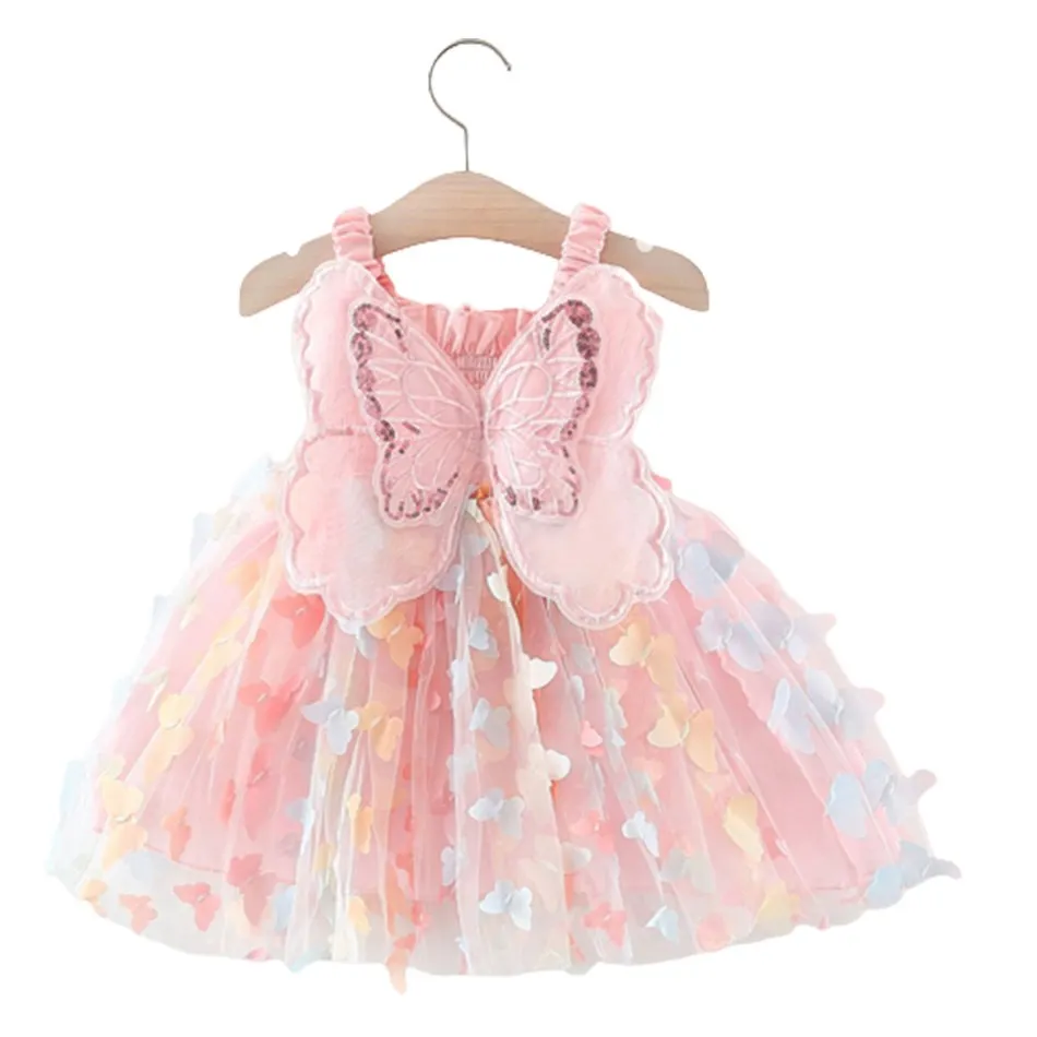 Children Clothes Butterfly Wings Wedding Ball Gown Summer Sleeveless Toddler Kids Costume Girl Baby Vacation Casual Dress
Children Clothes Butterfly Wings Wedding Ball Gown Summer Sleeveless Toddler Kids Costume Girl Baby Vacation Casual Dress