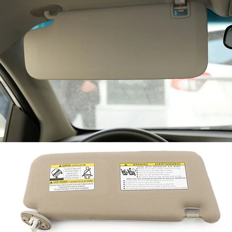 2PCS Beige Sun Visor With Mirror Cover Trim Replacement Parts For Toyota Venza 2009-2016 Sunshade 74320-0T021-A1 74310-0T022-B1
2PCS Beige Sun Visor With Mirror Cover Trim Replacement Parts For Toyota Venza 2009-2016 Sunshade 74320-0T021-A1 74310-0T022-B1