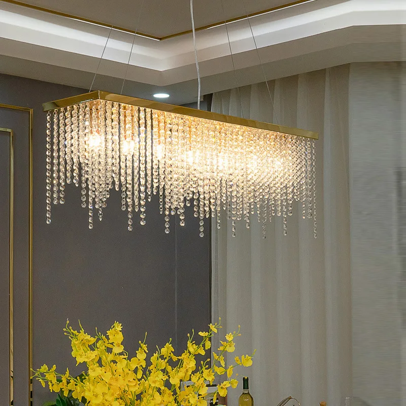 Luxury Crystal Pendant Light Modern Ceiling Hanging Lighting LED Chandelier for Dining Room Living Room Hotel Restaurant
Luxury Crystal Pendant Light Modern Ceiling Hanging Lighting LED Chandelier for Dining Room Living Room Hotel Restaurant