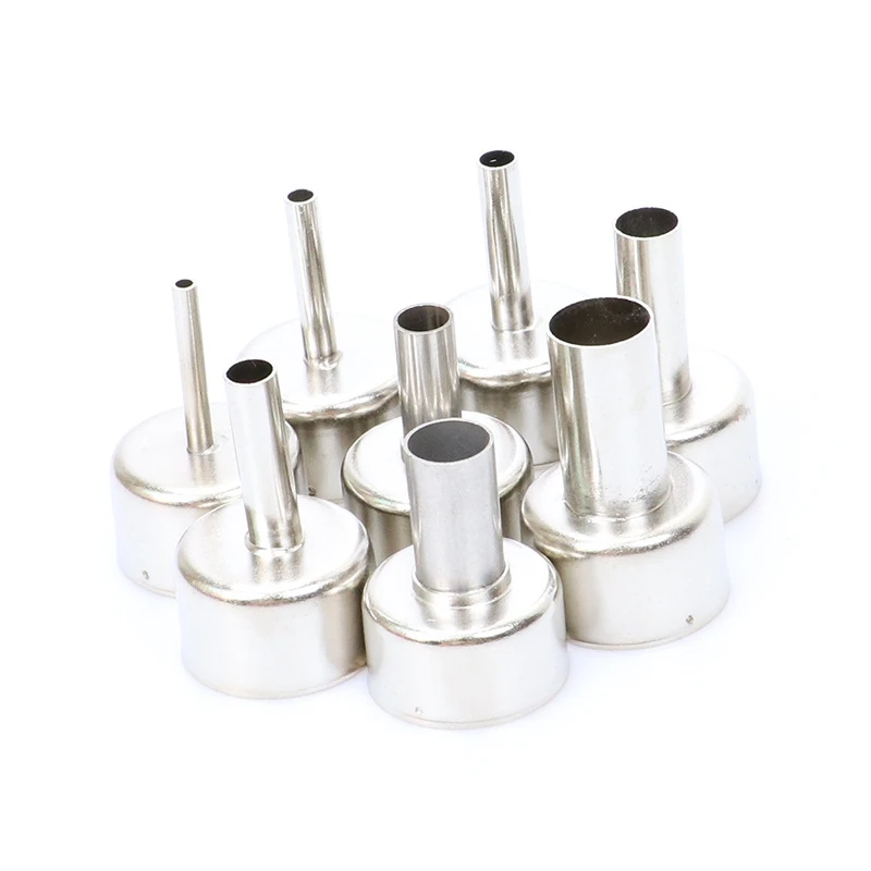 8Pcs Hot Air Nozzle for Station 8858 Digital Hot Air Blower BGA Rework Solder Station
8Pcs Hot Air Nozzle for Station 8858 Digital Hot Air Blower BGA Rework Solder Station