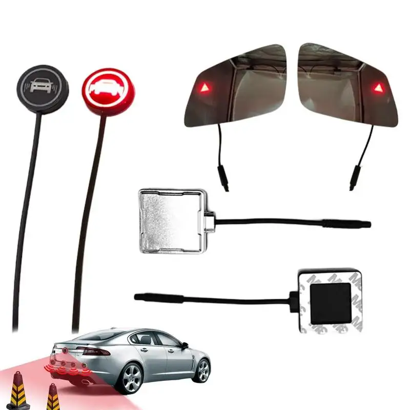 

32.8ft Range Radar Detector Lane Change Assist Blind Spot Detectors Sensor System With Light Signal Blind Spot Detectors