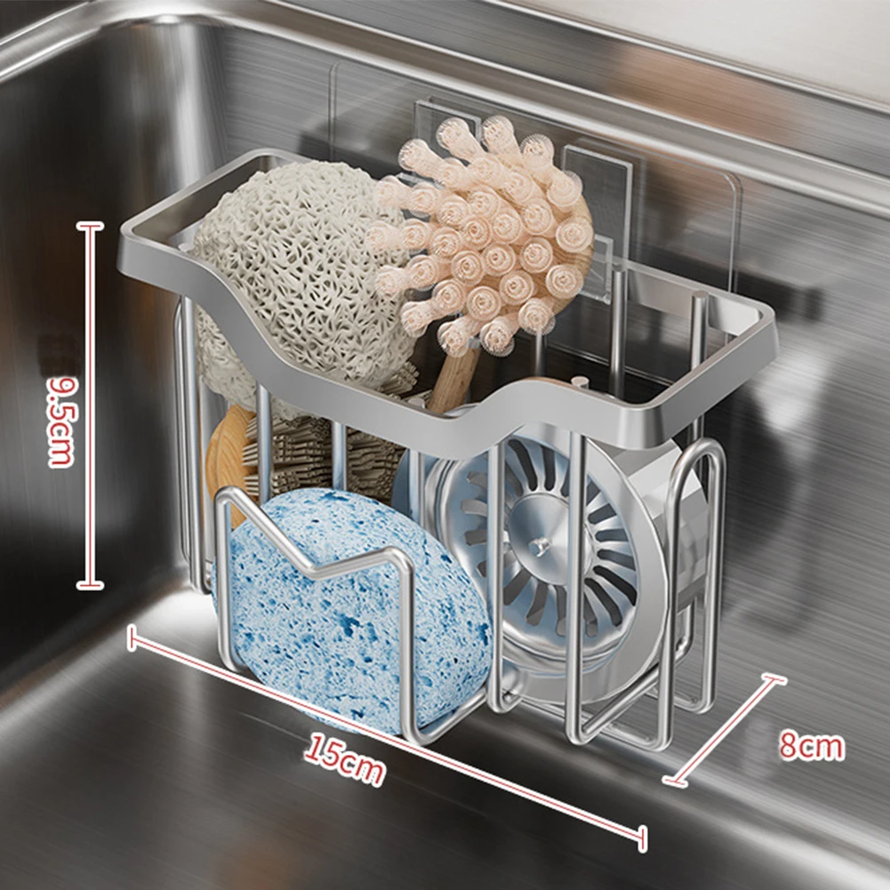 Stainless Steel Self-adhesive Kitchen Drain Sink Basket Organizer Sponge Holder Soap Drainer Towel Rack Shelf Organizer
Stainless Steel Self-adhesive Kitchen Drain Sink Basket Organizer Sponge Holder Soap Drainer Towel Rack Shelf Organizer